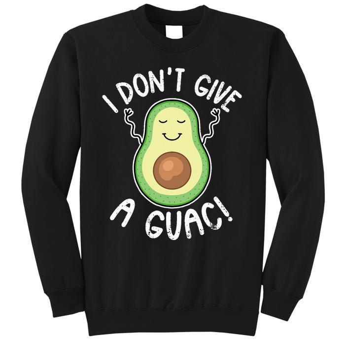 Funny Avocado I Don't Give A Guac Vegan Sweatshirt