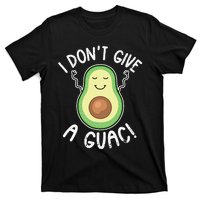 Funny Avocado I Don't Give A Guac Vegan T-Shirt