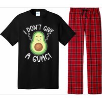 Funny Avocado I Don't Give A Guac Vegan Pajama Set