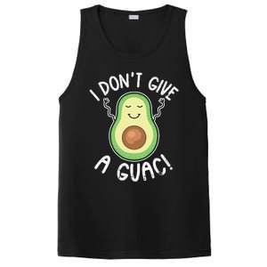 Funny Avocado I Don't Give A Guac Vegan PosiCharge Competitor Tank