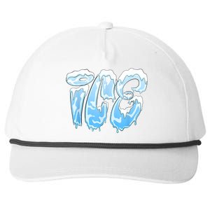 Fire And Ice Costume Halloween Family Matching Ice And Baby Snapback Five-Panel Rope Hat