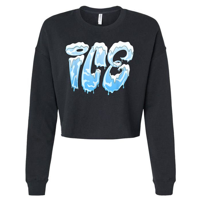 Fire And Ice Costume Halloween Family Matching Ice And Baby Cropped Pullover Crew