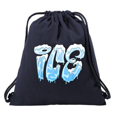 Fire And Ice Costume Halloween Family Matching Ice And Baby Drawstring Bag