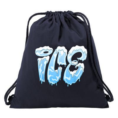 Fire And Ice Costume Halloween Family Matching Ice And Baby Drawstring Bag