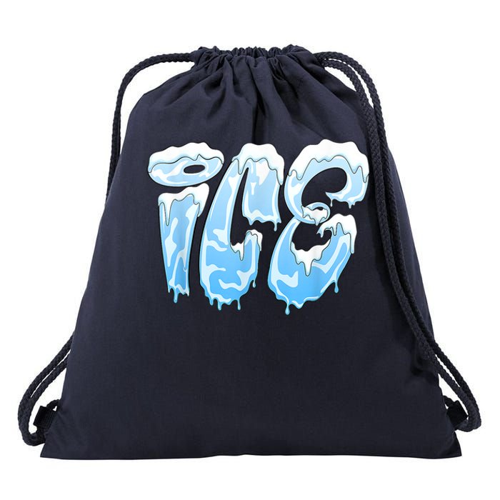 Fire And Ice Costume Halloween Family Matching Ice And Baby Drawstring Bag