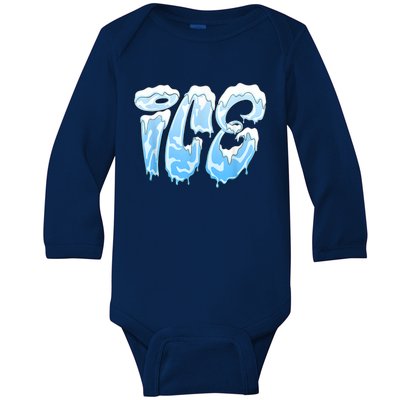 Fire And Ice Costume Halloween Family Matching Ice And Baby Baby Long Sleeve Bodysuit