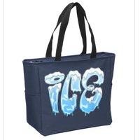 Fire And Ice Costume Halloween Family Matching Ice And Baby Zip Tote Bag
