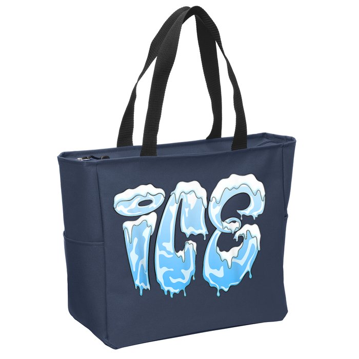 Fire And Ice Costume Halloween Family Matching Ice And Baby Zip Tote Bag