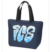 Fire And Ice Costume Halloween Family Matching Ice And Baby Zip Tote Bag