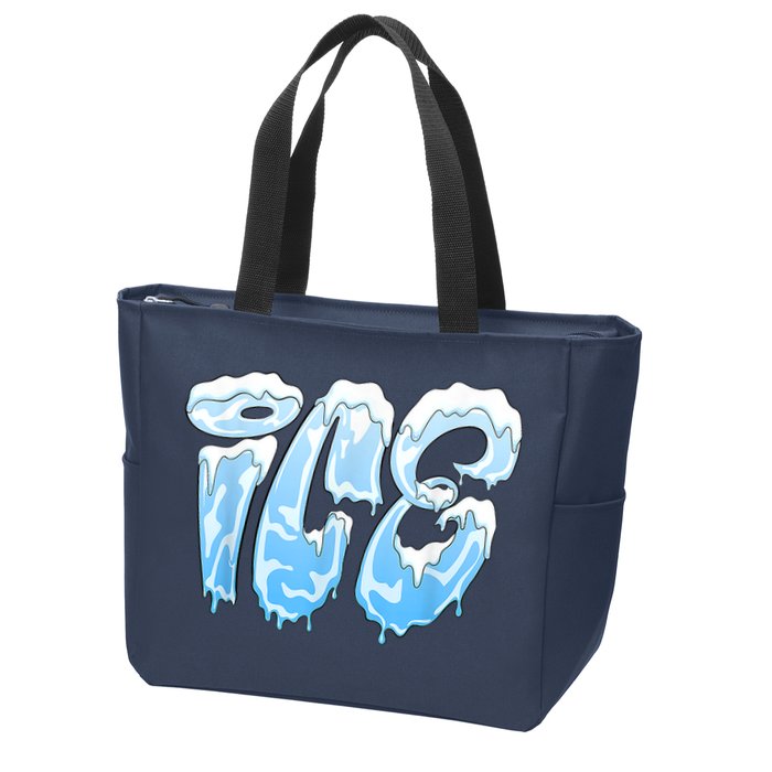 Fire And Ice Costume Halloween Family Matching Ice And Baby Zip Tote Bag