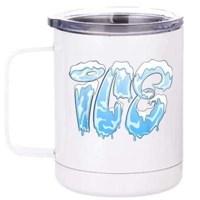 Fire And Ice Costume Halloween Family Matching Ice And Baby 12 oz Stainless Steel Tumbler Cup