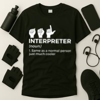 Funny ASL Interpreter Definition American Sign Language T-Shirt