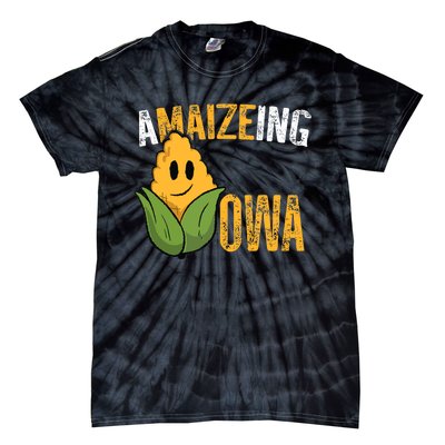 Funny Amaizeing Iowa Tie-Dye T-Shirt