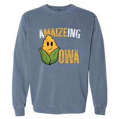 Funny Amaizeing Iowa Garment-Dyed Sweatshirt