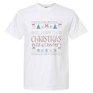 Funny All I Want For Christmas Is My Gross Pay Joke Humour Garment-Dyed Heavyweight T-Shirt