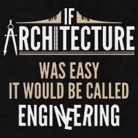 Funny Architect If Architecture Was Easy Ladies PosiCharge Tri-Blend Wicking Tank