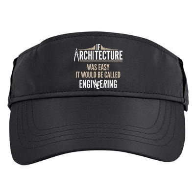 Funny Architect If Architecture Was Easy Adult Drive Performance Visor