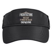 Funny Architect If Architecture Was Easy Adult Drive Performance Visor