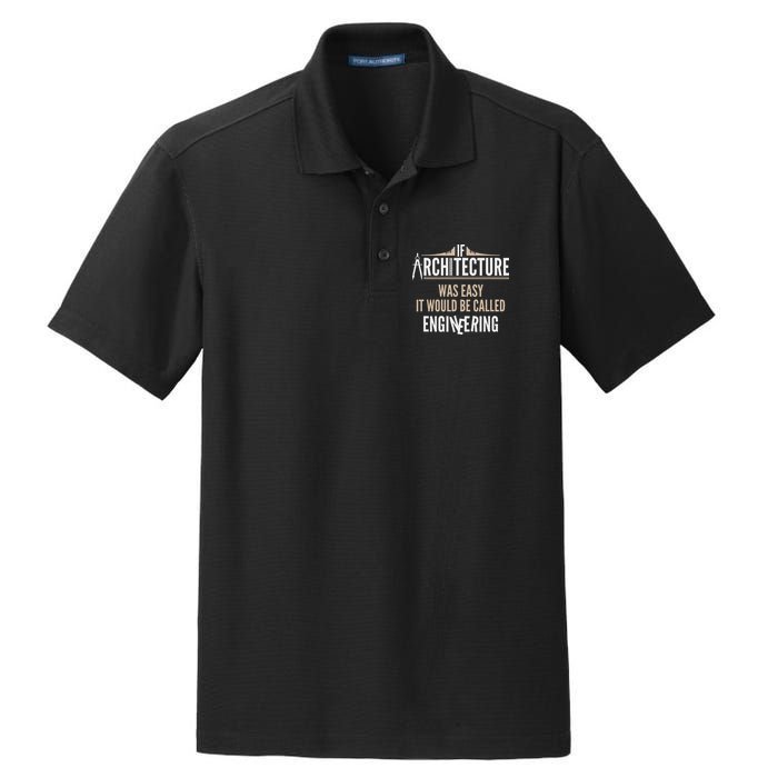 Funny Architect If Architecture Was Easy Dry Zone Grid Polo
