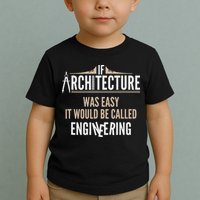 Funny Architect If Architecture Was Easy Toddler T-Shirt