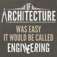Funny Architect If Architecture Was Easy Cotton Canvas Backpack