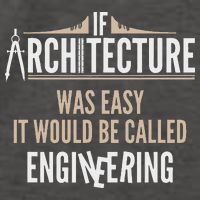 Funny Architect If Architecture Was Easy Vector Backpack