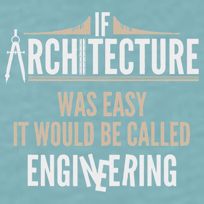 Funny Architect If Architecture Was Easy Sueded Cloud Jersey T-Shirt