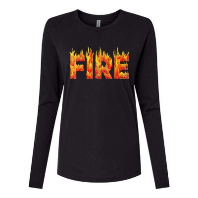 Fire and Ice Halloween Family Costume Womens Cotton Relaxed Long Sleeve T-Shirt