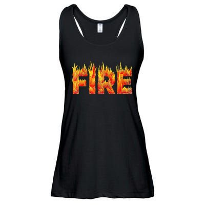 Fire and Ice Halloween Family Costume Ladies Essential Flowy Tank