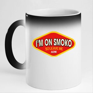 Funny Australia IM On Smoko The Chats Straya Aussie Punk 11oz Black Color Changing Mug