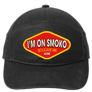 Funny Australia IM On Smoko The Chats Straya Aussie Punk 7-Panel Snapback Hat