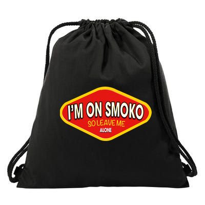 Funny Australia IM On Smoko The Chats Straya Aussie Punk Drawstring Bag