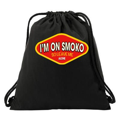 Funny Australia IM On Smoko The Chats Straya Aussie Punk Drawstring Bag