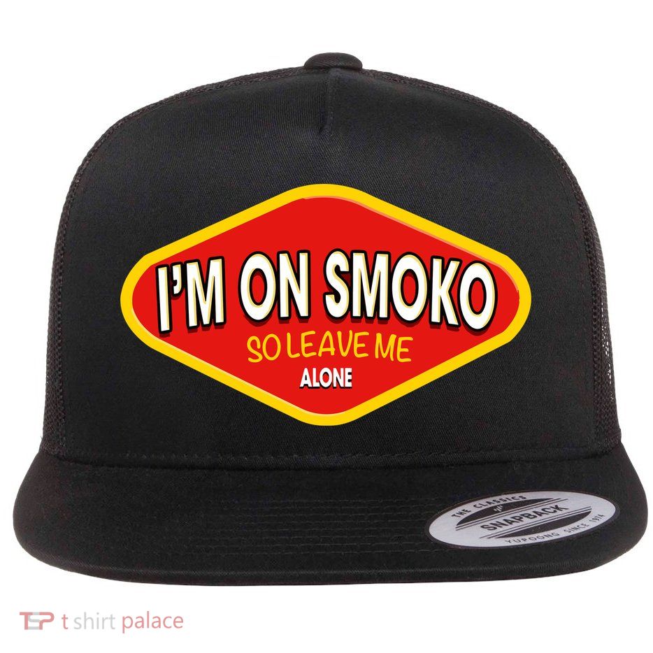 Funny Australia IM On Smoko The Chats Straya Aussie Punk Flatbill Hat