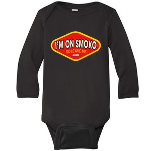 Funny Australia IM On Smoko The Chats Straya Aussie Punk Baby Long Sleeve Bodysuit