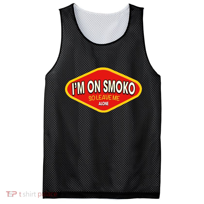 Funny Australia IM On Smoko The Chats Straya Aussie Punk Mesh Reversible Basketball Jersey Tank