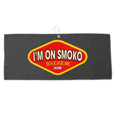 Funny Australia IM On Smoko The Chats Straya Aussie Punk Large Microfiber Waffle Golf Towel