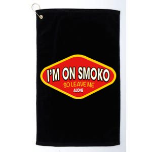 Funny Australia IM On Smoko The Chats Straya Aussie Punk Platinum Collection Golf Towel