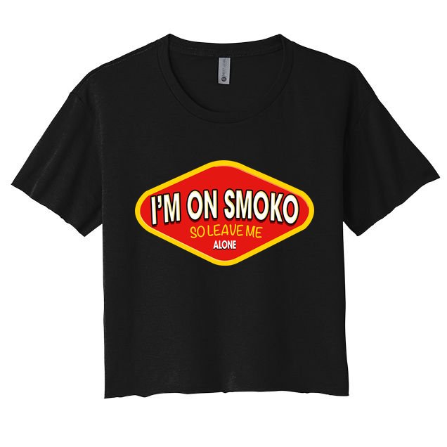 Funny Australia IM On Smoko The Chats Straya Aussie Punk Crop Top
