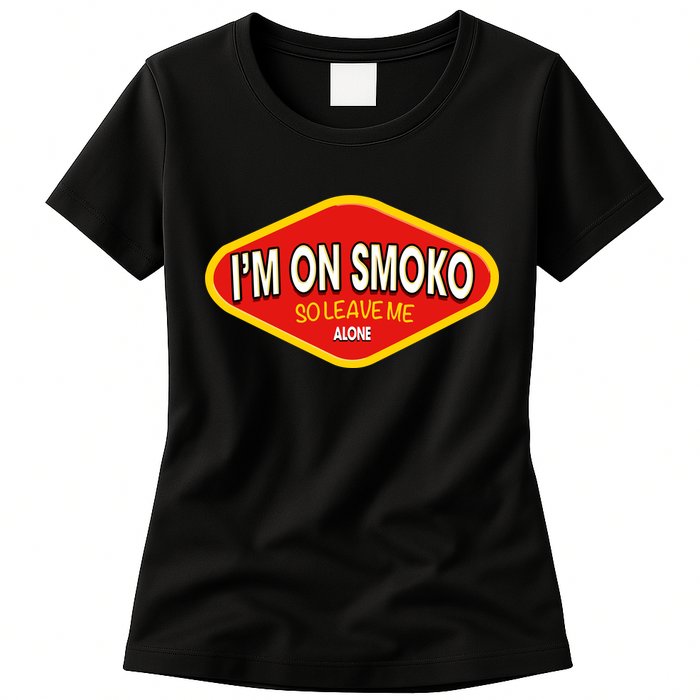 Funny Australia IM On Smoko The Chats Straya Aussie Punk Womens T-Shirt