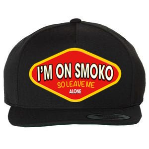 Funny Australia IM On Smoko The Chats Straya Aussie Punk Wool Snapback Cap