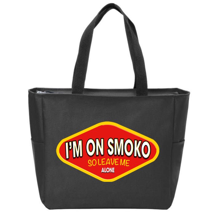 Funny Australia IM On Smoko The Chats Straya Aussie Punk Zip Tote Bag