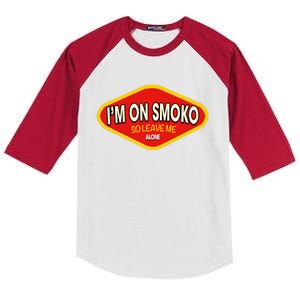 Funny Australia IM On Smoko The Chats Straya Aussie Punk Kids Colorblock Raglan Jersey