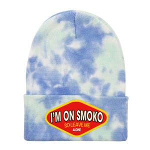 Funny Australia IM On Smoko The Chats Straya Aussie Punk Tie Dye 12in Knit Beanie