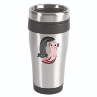 Funny Axolotl  I Yin Yang Reptile  16oz Travel Tumbler