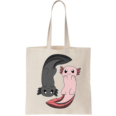 Funny Axolotl  I Yin Yang Reptile  Bag