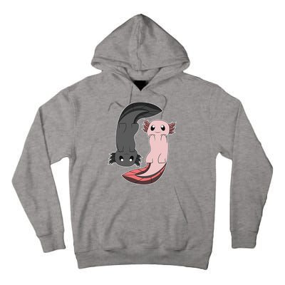 Funny Axolotl  I Yin Yang Reptile  Tall Hoodie