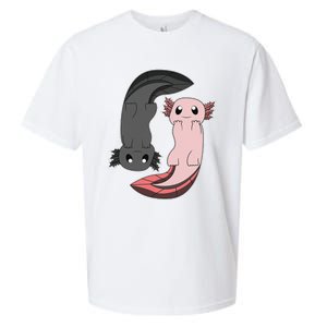 Funny Axolotl  I Yin Yang Reptile  Sueded Cloud Jersey T-Shirt