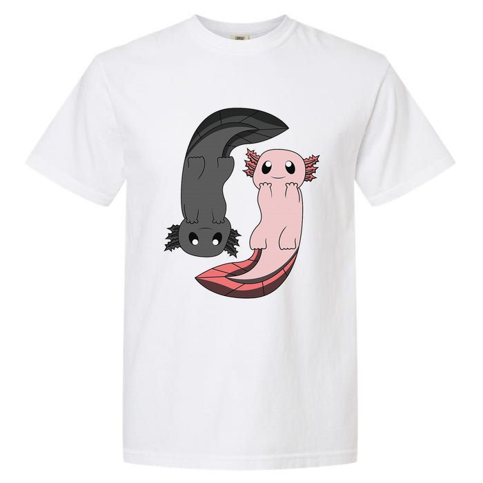 Funny Axolotl  I Yin Yang Reptile  Garment-Dyed Heavyweight T-Shirt