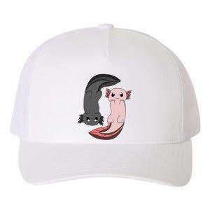 Funny Axolotl  I Yin Yang Reptile  Yupoong Adult 5-Panel Trucker Hat